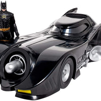 Batman - Batmobile 1989 with Michael Keaton Batman 3 3/4-Inch Bendable Figure SALE