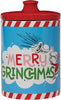 Dr Seuss The Grinch -Merry Grinchmas - Tarro de almacenamiento para golosinas de Enesco D56 