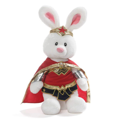 GUND DC Comics Wonder Woman Stuffed Animal Bunny Limited Edition Deluxe Plush, 14