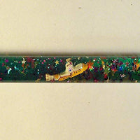 Beatles - Yellow Submarine Wonder Wand Agua flotante y tubo de vidrio lleno de purpurina