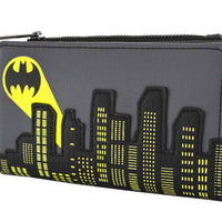Loungefly x Batman Bat-Signal Gotham City Skyline Flap Wallet