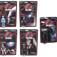 Alien Movie - Alien Reaction 3 3/4" Action Figures Set of 5 pieces by Funko/Super 7
