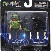 Aliens - Serie 1 Sgt Apone &amp; Warrior Alien 2-pack Minimates por Diamond Select