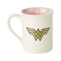 Enesco Our Name is Mud DC Comics Wonder Woman Girl Power Mug