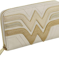 Loungefly x Wonder Woman Gold Logo Small Wallet