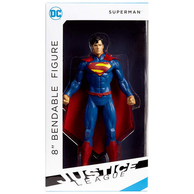 NJ Croce Superman Bendable Figure, Multicolor, 8