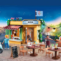 City Life - Set de construcción de pizzería de Playmobil 
