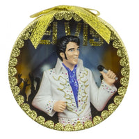 Elvis Shadow Box Ornament, 3.5"