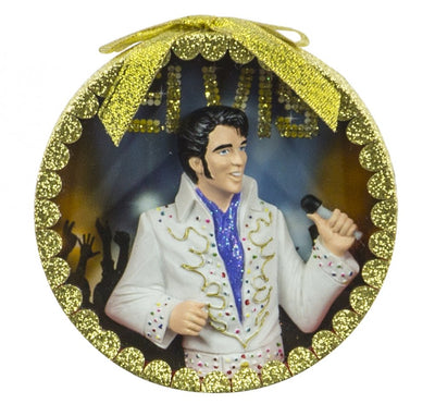 Elvis Shadow Box Ornament, 3.5