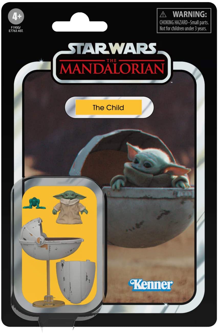 Star Wars - The Mandalorian Child w Pram 3.75" Figura de acción 