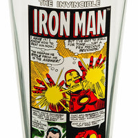 Vandor 26212 Marvel Comics 4 pc 16 oz Glass Set, Multicolor