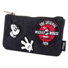 Disney Mickey Mouse Patches Denim Pencil Case by Loungefly