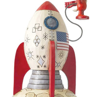 Peanuts - Snoopy Astronaut Spaceship Figurine from Jim Shore by