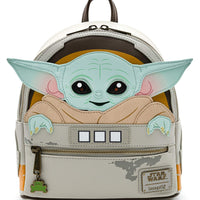 The Mandalorian - Baby Yoda in Crib  Double Strap Shoulder Bag by LOUNGEFLY