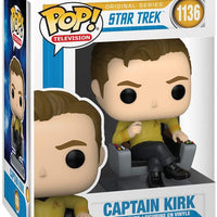 Star Trek - ¡Capitán KIRK en Silla Pop! Figura de vinilo de Funko 