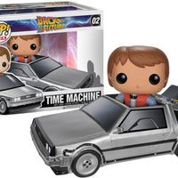 Back to the Future - Marty McFly with Delorean POP! Ridez Vinyl Set