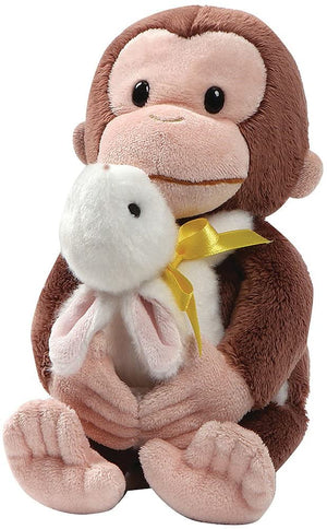 Curious George - with BUNNY 10"  Plush by Gund
