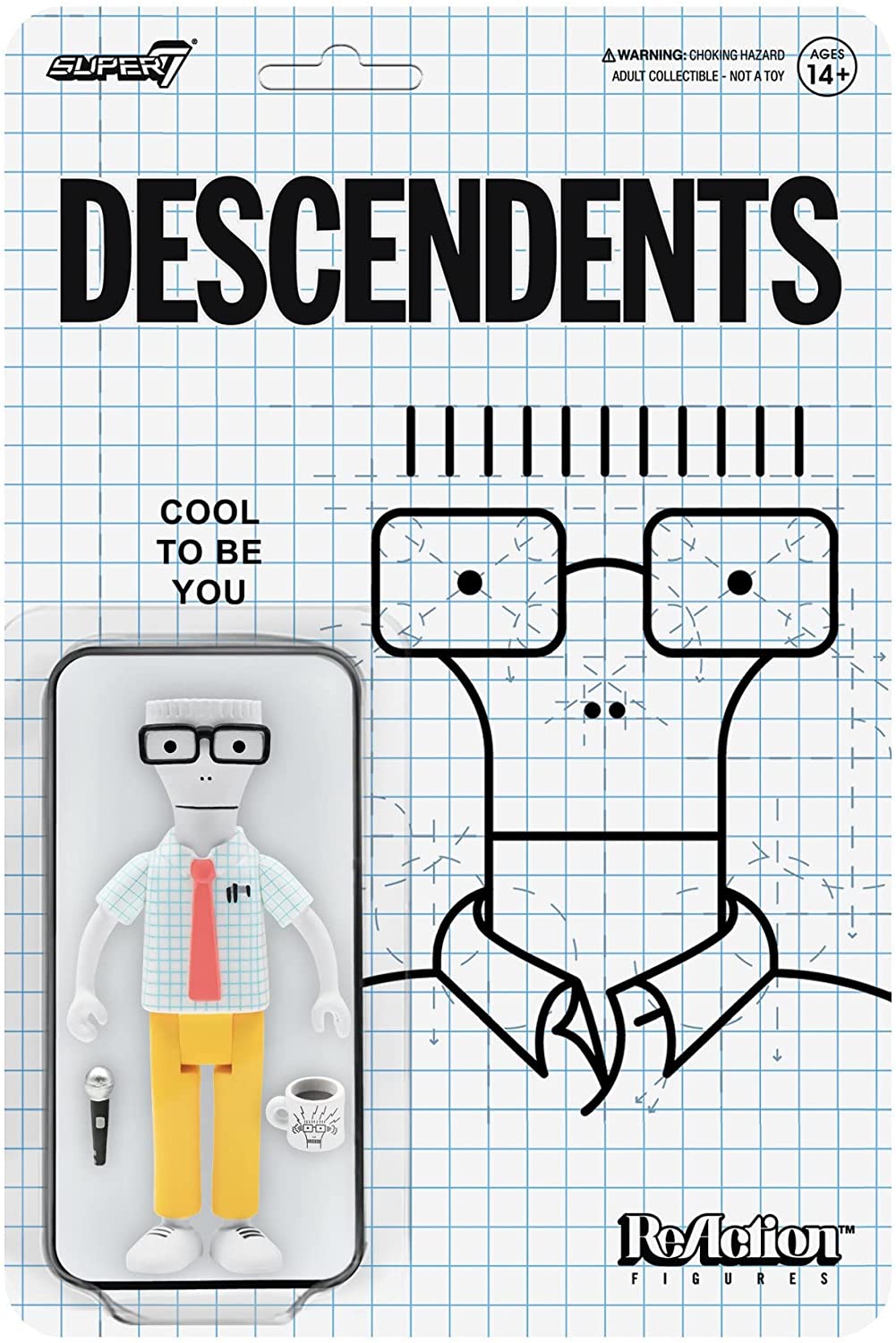 Descendientes - MILO Cool to be You Figura de reacción de Super 7 