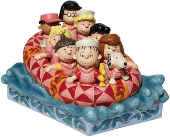 Peanuts - Peanuts Gang Rafting Figurine from Jim Shore by Enesco D56