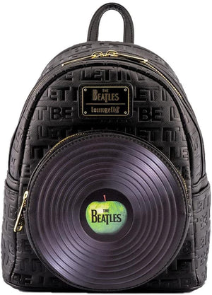 Beatles - Mini mochila de hombro con doble correa Let it Be Vinyl Record de LOUNGEFLY 