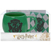 Pack de taza y posavasos con el escudo de Harry Potter