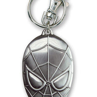 Marvel Spider-Man Head Pewter Key Ring