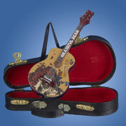 Kurt Adler Grateful Dead Guitar Ornament with Guitar Case, 5.5"