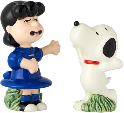 Peanuts - Lucy & Snoopy Salero y Pimentero de Enesco D56 