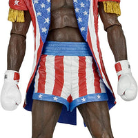 Rocky IV - Apollo Creed 40th aniversario Uncle Sam Hat &amp; Coat 7" Figura de acción de NECA