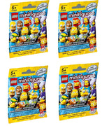 The Simpsons - Series 2 - Four Random Packs (71009 LEGO Minifigures