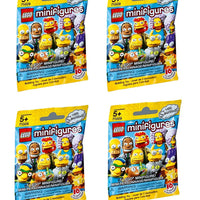 The Simpsons - Series 2 - Four Random Packs (71009 LEGO Minifigures