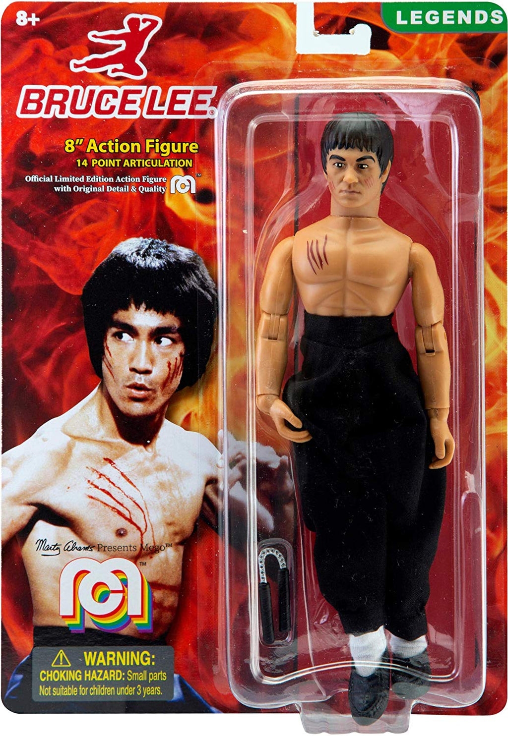 Bruce Lee - Legendary Martial Artist (Limited Edition Collector’s Item) Action Figure by MEGO