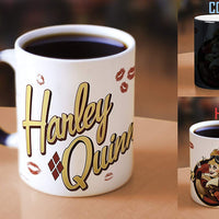 Morphing Mugs DC Comics Justice League (Harley Quinn Bombshell) Ceramic Mug, Black