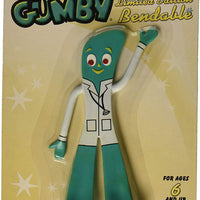 NJ Croce Dr. Gumby Bendable Figure, Multicolor