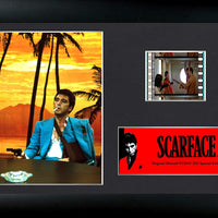 Scarface (Tony Montana - Cada perro tiene su día) Auténticas celdas de película de 35 mm Pantalla MiniCell de edición especial