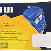 Kurt Adler Doctor Who Caja de regalo con adorno impreso en 2D, 2.5 pulgadas, juego de 5