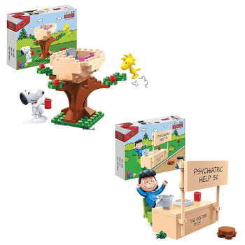 BanBao Bundle: Peanuts Everyday Fun - Psychiatric and Treehouse 2 Pc Set