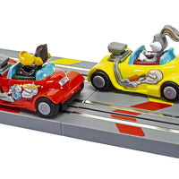Scalextric My First Looney Tunes Bugs Bunny vs Daffy Duck Battery Powered 1:64 Slot Car Race Track Set G1141T