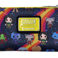 Loungefly x Marvel Guardians of the Galaxy Chibi Print Flap Wallet