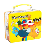 Vandor 73070 The The Beatles Yellow Submarine Vintage Shaped Tin Metal Lunchbox Tote with Handle, Large
