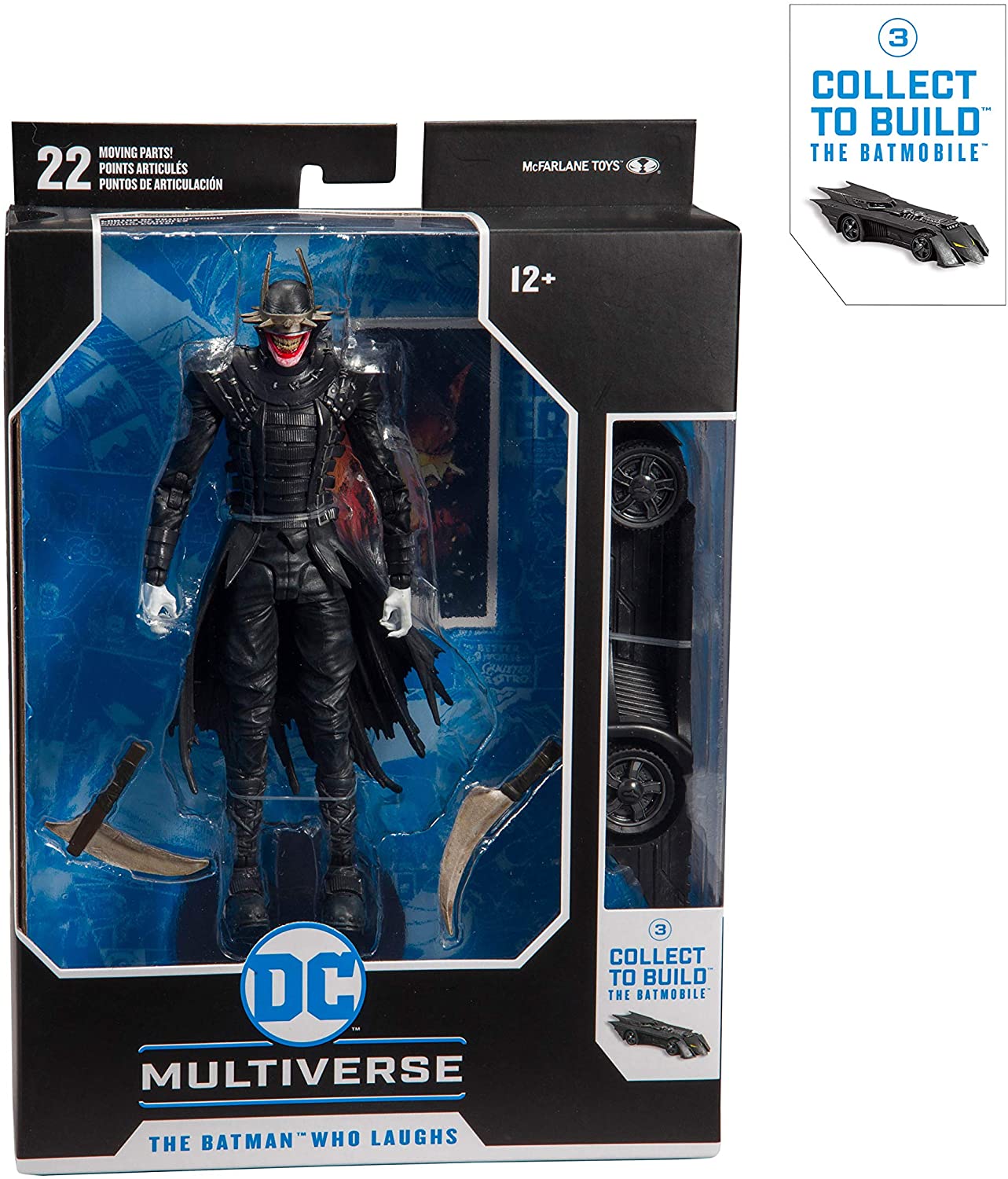 Figura De Acción Batman De DC Multiverse – McFarlane – Incluye Edición Especial De Cómic – Articulación Y Detalles De Alta Calidad