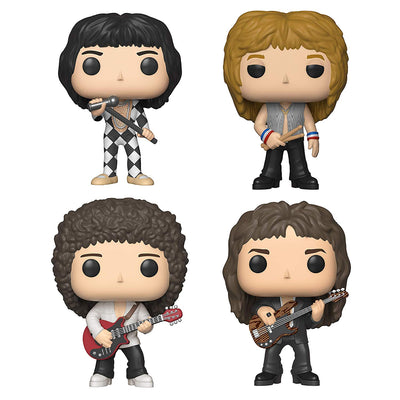 Funko Rocks: Pop! Queen Band - Roger Taylor, Brian May, John Deacon, Freddie Mercury Toy
