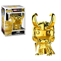 Funko Marvel: Pop! Marvel Studios 10 Gold Chrome Collectors Set 1 - Iron Man, Ant-Man, Loki Toy