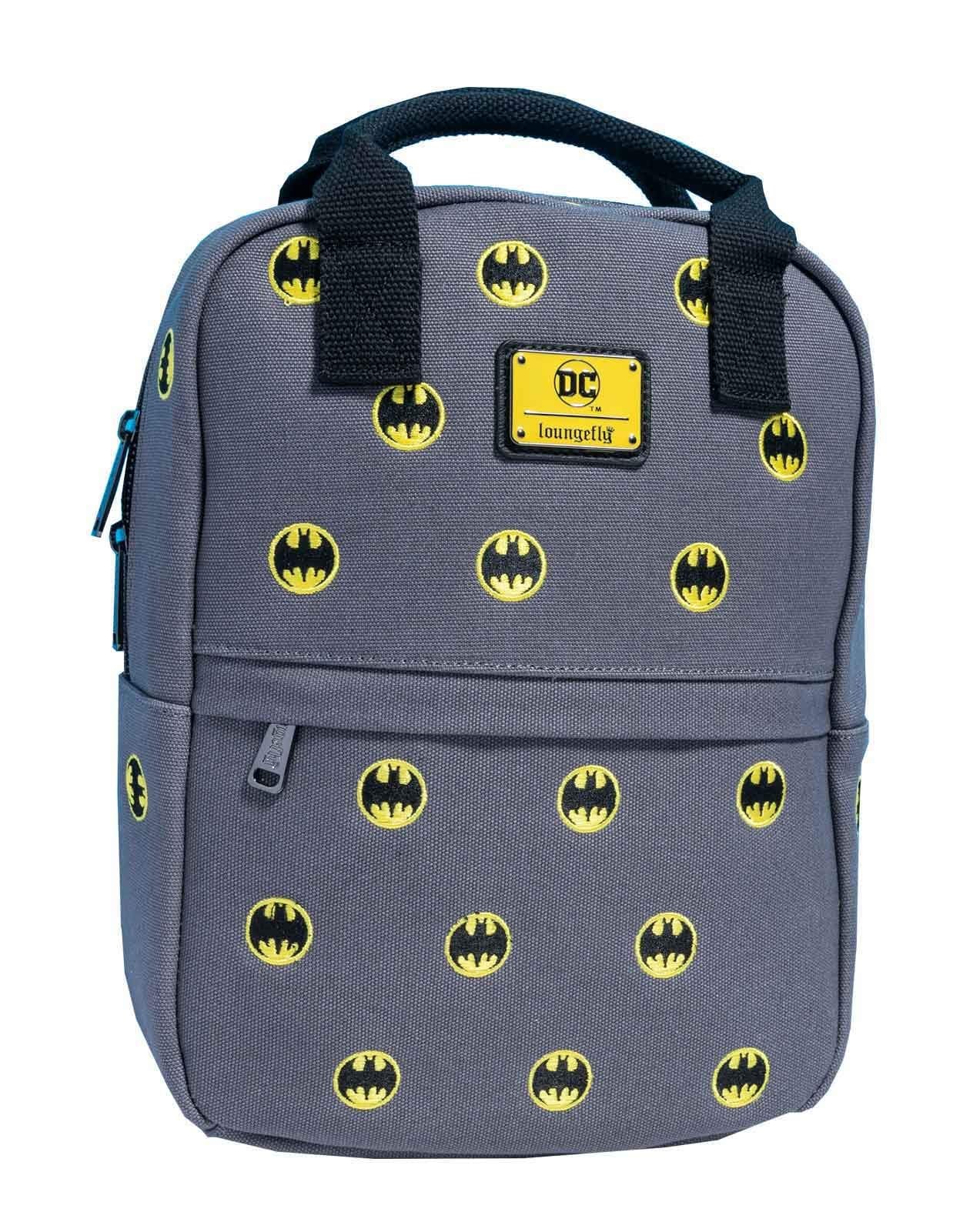 dc comics batman mini backpack WOLFpak 9L Shop The front design features the Batman wings insignia stretched over rippling plates of armour made all the more imposing with applique and embroidered detailing Batman Canvas Embroidered Backpack