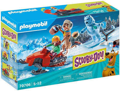 Scooby Doo - Juego de construcción Aventura con fantasma de nieve de Playmobil