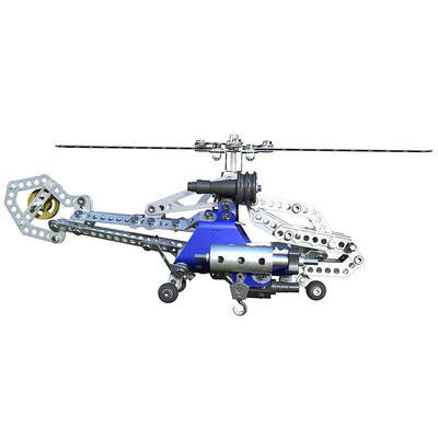 Juego de construcción de modelo de helicóptero táctico Meccano, 374 piezas, para mayores de 10 años, juguete educativo de construcción STEM