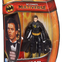 DC Comics Multiverse Basic Figure Unmasked Variant Batman [Michael Keaton] 4 Inches