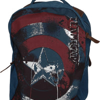 BB Designs Marvel Civil War Legend Capitán América Mochila de lona