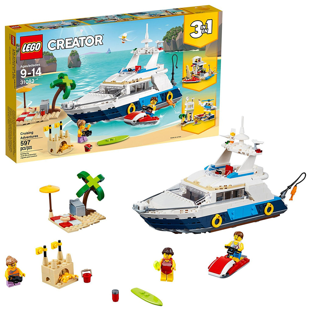 LEGO Creator 3in1 Cruising Adventures 31083 Building Kit (597 Piece)