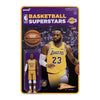 NBA - Lebron James Lakers (Yellow Jersey) Reaction 3 3/4" Action Figure by Super 7